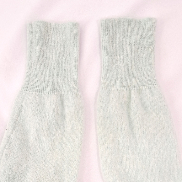 LORD & TAYLOR Mint Green Cashmere Cardigan Sweater - Picture 6 of 15